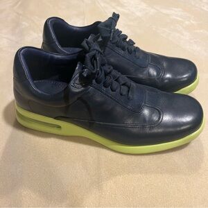 Men's Cole Haan - Nike Air Navy and Lime Sneakers
